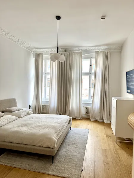 Hochwertig möbliertes Altbau-Apartment auf Zeit / 1091 Euro gesamt — photo 1